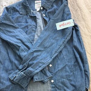 Cat & Jack Light Blue Denim Shirt